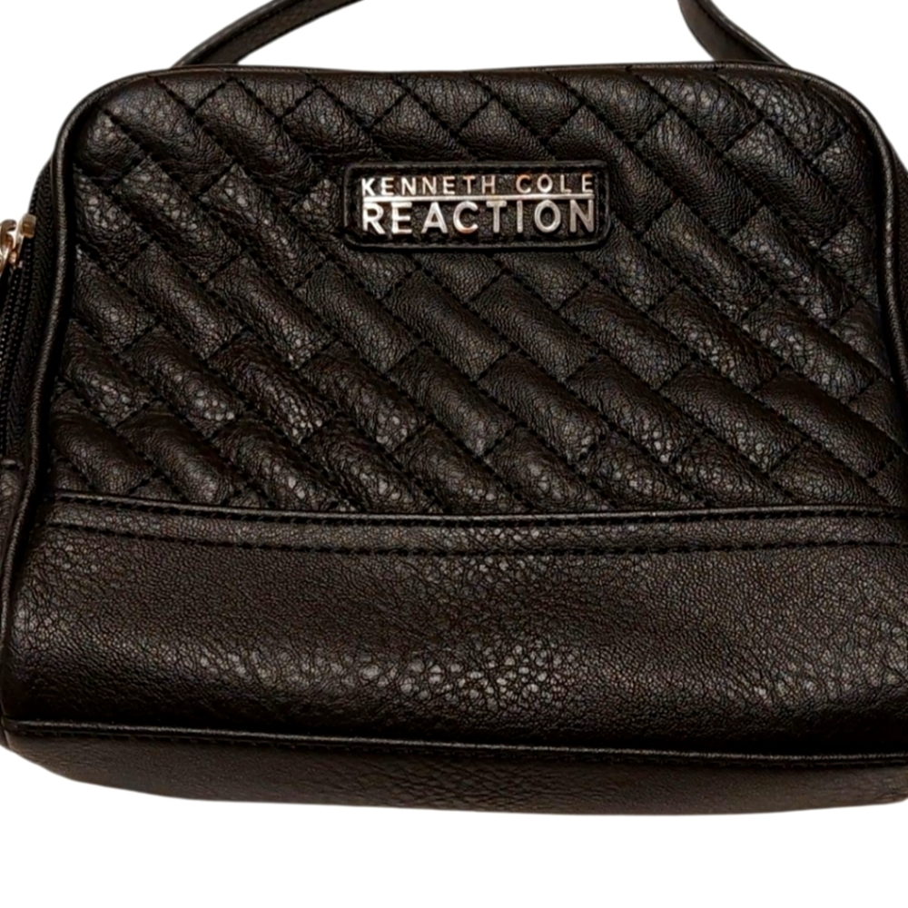Kenneth Cole Reaction Black Mini Crossbody Bag EUC